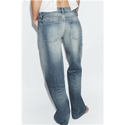 TRF LOW-RISE WIDE-LEG JEANS