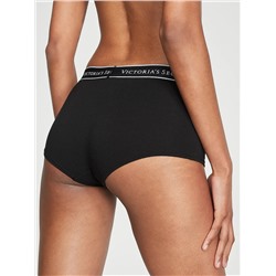Logo Cotton Boyshort Panty