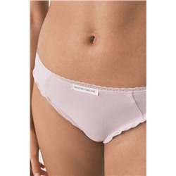 Pack 2 bragas clásicas algodón rosa y estampado blanco