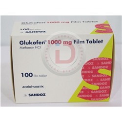 GLUKOFEN 1000 MG 100 FİLM TABLET