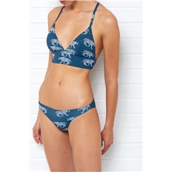 Braguita de biquini Jena Azul petróleo