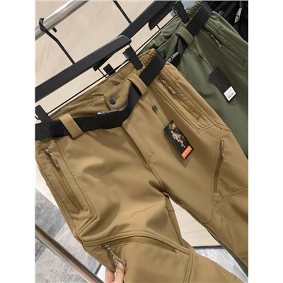 Мужские утеплённые на ылисе уличные брюки карго для походов и активного отдыха  FRE*E SOLDIE*R