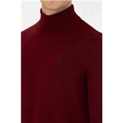 Erkek Bordo Basic Kazak