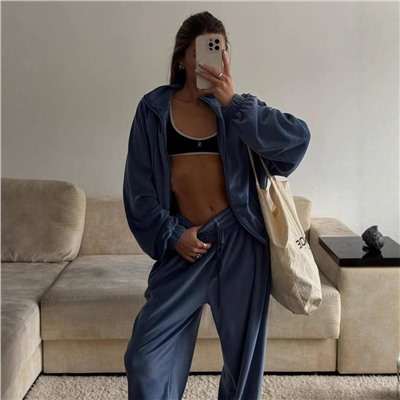 Женский велюровый костюм (5 цветов)