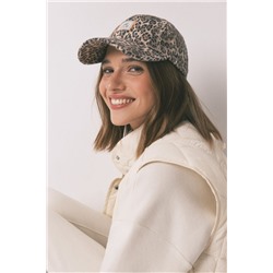 Gorra felpa animal print