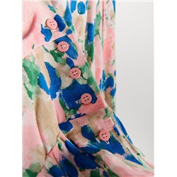 Viskose Kleid mit Muster