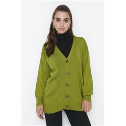 TRENDYOL MODEST Yeşil Triko Hırka TCTAW23HI00009