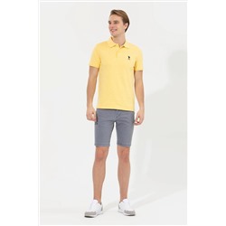 Erkek Açık Sarı Polo Yaka Tişört