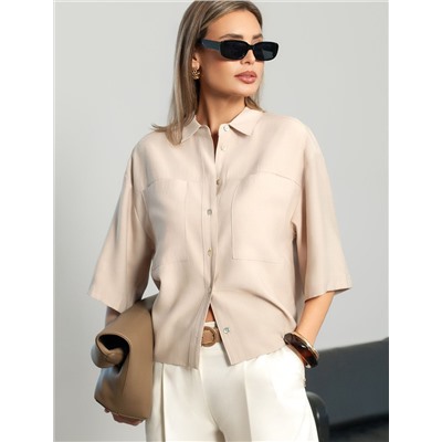 Блузка из плотного лиоцелла