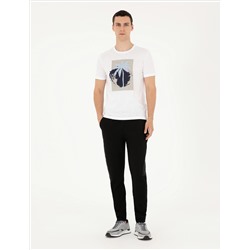 Siyah Slim Fit Eşofman Altı