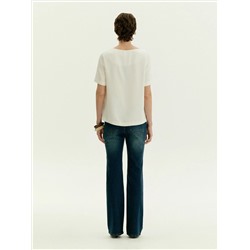 Блузка из 100% вискозы с вырезом, B3240/joel