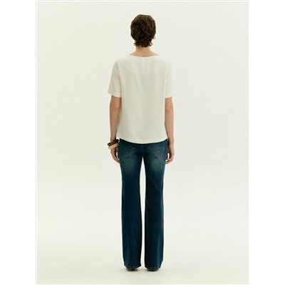 Блузка из 100% вискозы с вырезом, B3240/joel