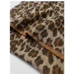 Мягкий стильный женский шарф/палантин с леопардовым принтом  Zar*a 💤