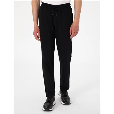 Siyah Slim Fit Eşofman Altı