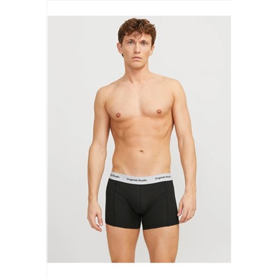 Jack & Jones Jack Jones Jacvesterbro Solıd Trunks 3 Pack Noos Erkek Lacivert Boxer 12272945-04