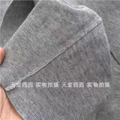 Мужской пуловер из тонкой шерстяной пряжи  Theor*y