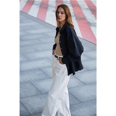 Рубашка джинсовая оверсайз