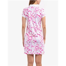 TIE DYE POLO DRESS