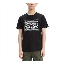 Levi's Men's 2-Horse Graphic Regular Fit Crewneck T-shirt