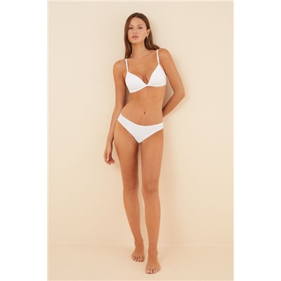 CHARMING Sujetador triangular algodón blanco