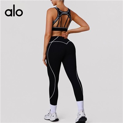 Комплект для занятий спортом/йогой/активного отдыха   Леггинсы + топ 3 цвета АЛ*О