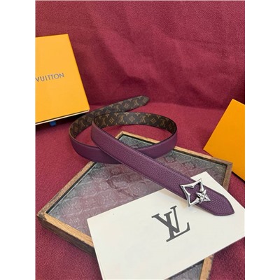 Женский двухсторонний ремень в трендовых расцветках   LOUI*S VUITTO*N