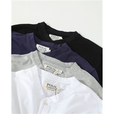 Мужской лонгслив на пуговицах 4 цвета РАЛЬ*Ф Л