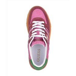 GUESS Women's Inart Low Profile Sporty Gum Bottom Lace-Up Sneakers
