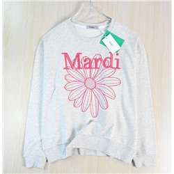 Женская хлопковая толстовка с плотной вышивкой Mard*i