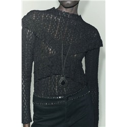 Женский кружевный лонг ЗАР*А