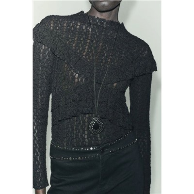 Женский кружевный лонг ЗАР*А