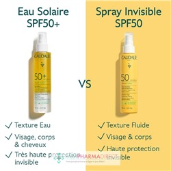 Caudalie Vinosun Protect - SPF50 - Spray Solaire Invisible Haute Protection 150ml