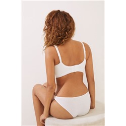 FANTASTIC Sujetador halter postoperatorio algodón blanco