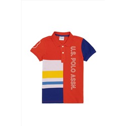 Erkek Çocuk Kırmızı Polo Yaka Tişört