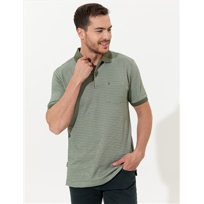 Haki Regular Fit Polo Yaka Tişört