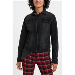 Chaqueta vaquera slim lentejuelas