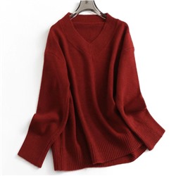 Женский свободный пуловер