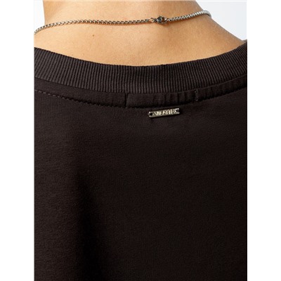 Футболка свободная из футера двухнитки с эластаном