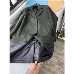 Полупальто из шерстяной ткани  Selecte*d