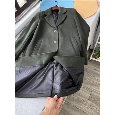 Полупальто из шерстяной ткани  Selecte*d