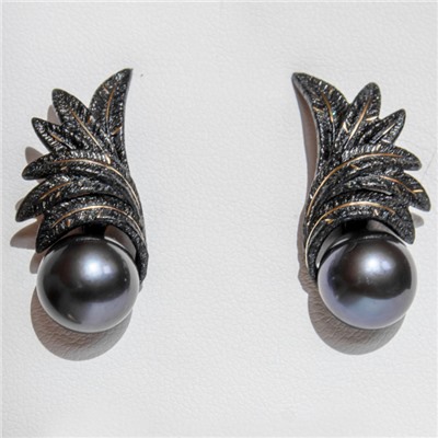 Серьги серебро 52882Y2B