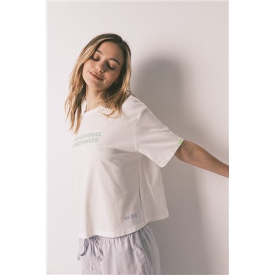 Pijama largo 100% algodón azul estampado rayas