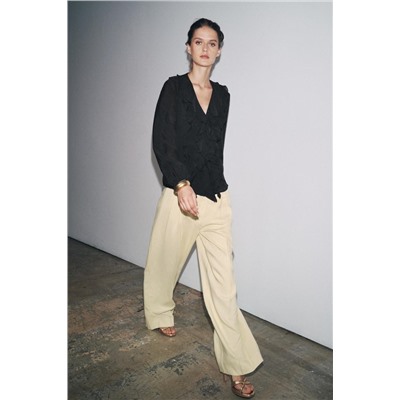 ZW COLLECTION RUFFLED SHIRT