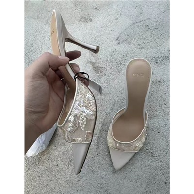 Женские босоножки на высоком каблуке МАНГ*О