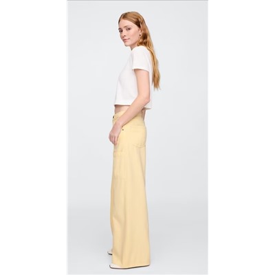 Mid Rise SuperSoft Baggy Utility Jeans