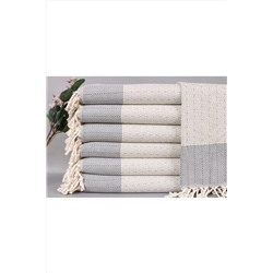 Kayra Export, Peştemal Koyu Gri Pamuk Küçük Boy Peşkir 45x90 Cm Küçük Peşkir