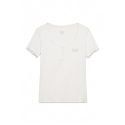 Camiseta manga corta algodón blanco