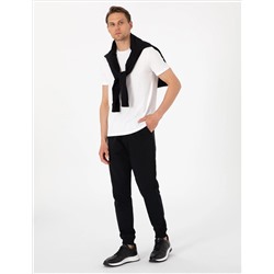 Siyah Slim Fit Eşofman Altı
