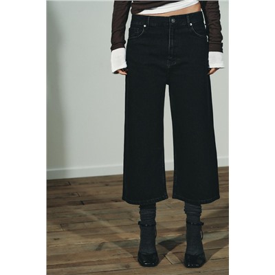 BERMUDA JORTS DENIM TRF TIRO MEDIO