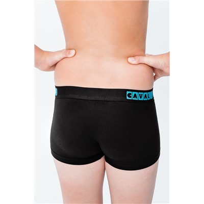 Трусы боксеры на мальчика открытая резинка БПО черный